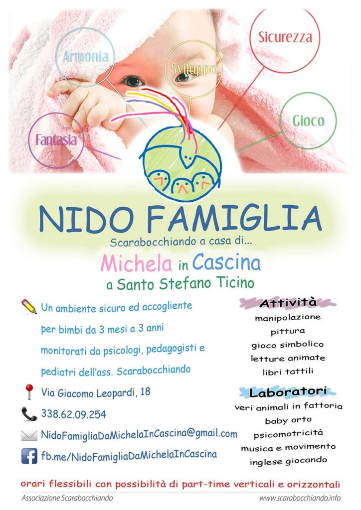 Scarabocchiando a casa di Michela, Nido Famiglia in Cascina a Santo Stefano Ticino